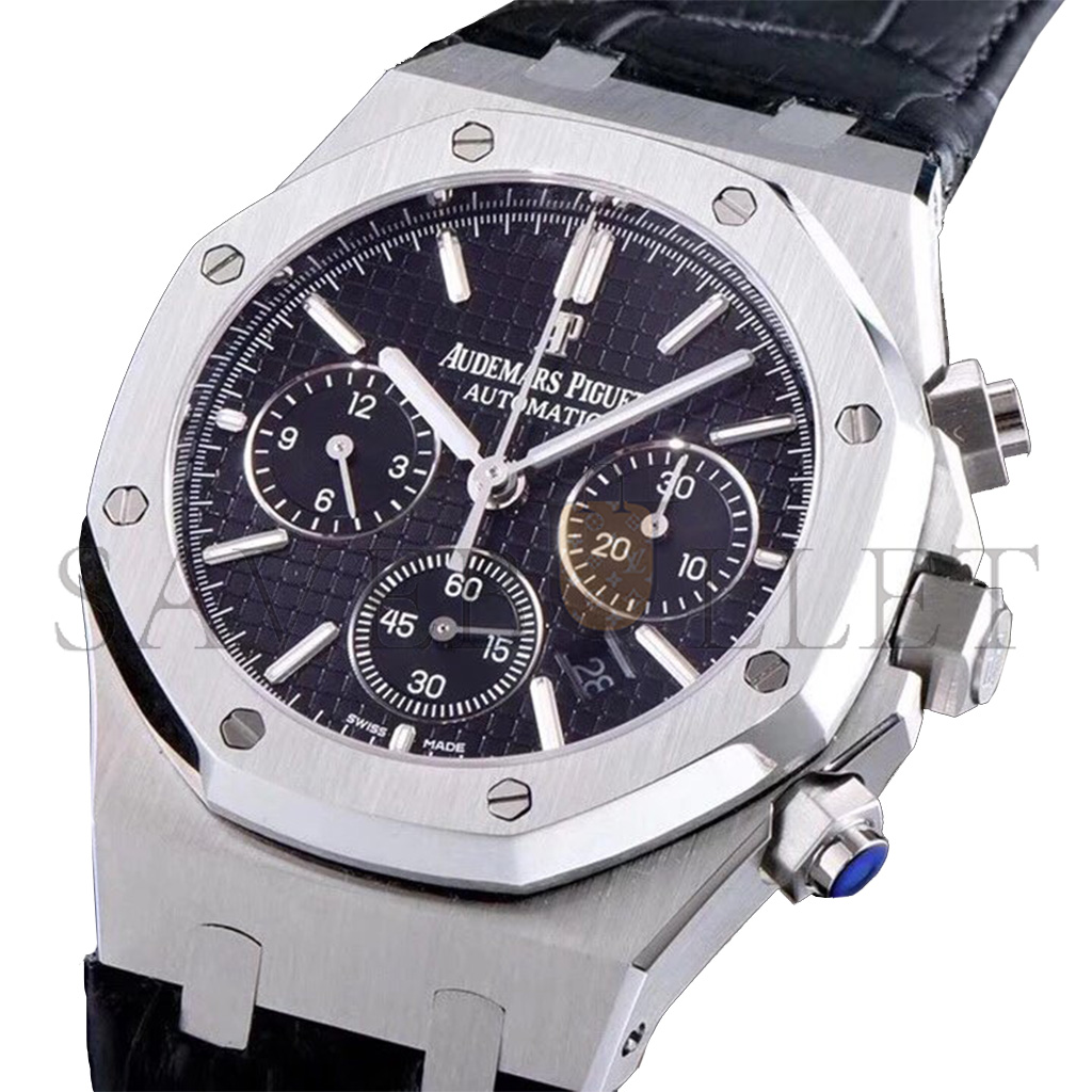 AUDEMARS PIGUET ROYAL OAK SERIES BLACK PLATE BELT WATCH 26331